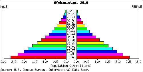 afghanistan birth and death rate